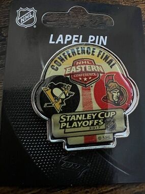 NHL Eastern Conference Final Stanley Cup Playoffs 2017 Lapel Pin